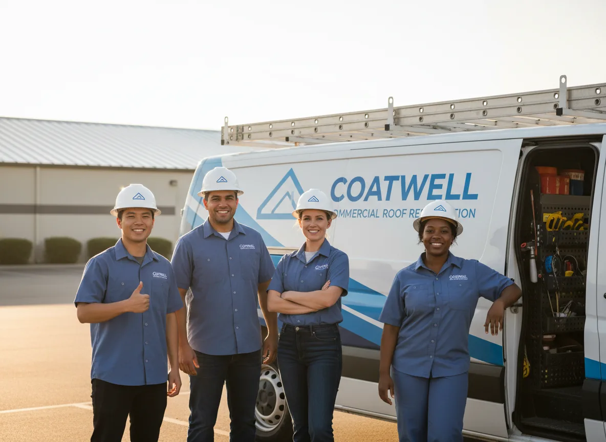 Commercial roof coating company in Strang, NE